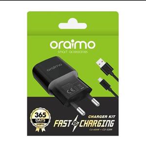 شارژر ORAIMO مدل YJ-15AXهمراه باکابل 1متری MICROUSB