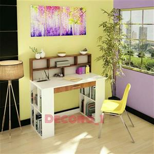 میز تحریر 01 مدل M19 طاقچه دوبله با کشو