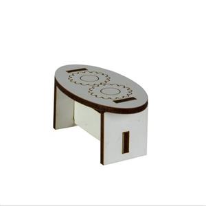 میز بیضیماکت مجتبیکلبه ماکت مجتبی تراریوم دیش گارن کلبه چوبی ام دی اف تزیینی کد331