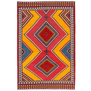 گلیم دستبافت دو و نیم متری حیدریان کد 61272