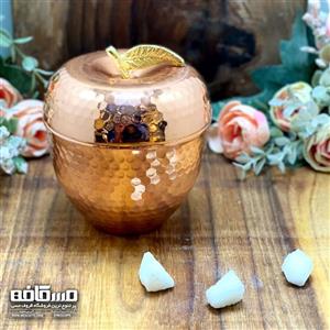 قندان مسی طرح دار سیب سایز متوسط زنجانیها
