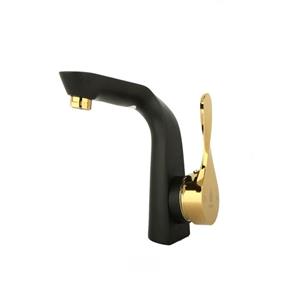 شیر روشویی کیان آرنیکا مشکی طلایی