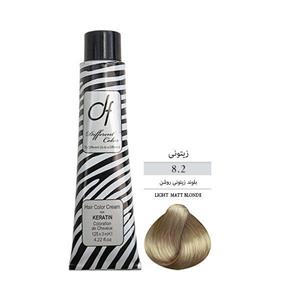 رنگ مو دیفرنت شماره 8.2 حجم 125 میلی لیتر رنگ بلوند زیتونی روشن