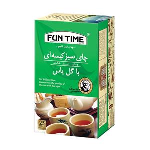 چای کیسه ای سوپریم فان تایم بسته 25 عددی به همراه چای سبز کیسه ای با طعم یاس بسته 25 عددی