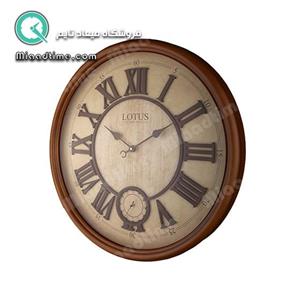 ساعت دیواری چوبی لوتوس مدل ATLANTA کد W-151 رنگ CR