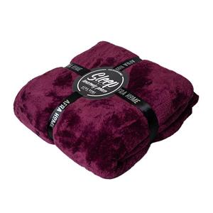 پتو افرا رنگ ارغوانی – کد 1279