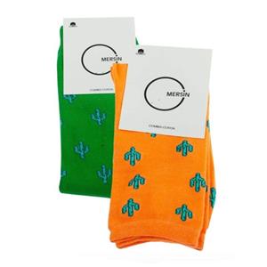 جوراب زنانه مرسین طرح کاکتوس کد 61