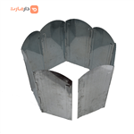 بادگیر سر شعله اجاق ، محافظ باد سفری با ارتفاع 40 سانتی متر تاشو PICNIC Stove Wind Shield