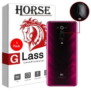 محافظ لنز دوربین هورس مدل UTF مناسب برای گوشی موبایل شیائومی Redmi K20 / K20 Pro بسته سه عددی