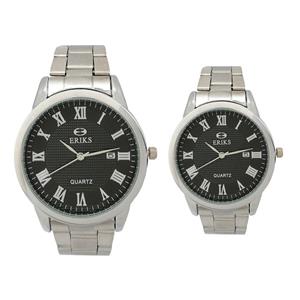 ست ساعت مچی عقربه ای زنانه و مردانه اریکس مدل 8092G