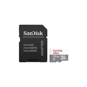 کارت حافظه سن دیسک مدل اولترا کلاس 10 همراه با آداپتور ظرفیت 32 گیگابایت SanDisk Ultra UHS-I U1 Class 10 80MB/S microSDHC 32GB