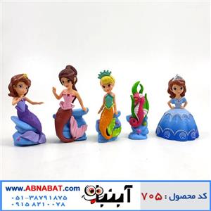 فیگور پرنسس سوفیا و پری های دریایی Figures of Princess Sophia and the mermaid