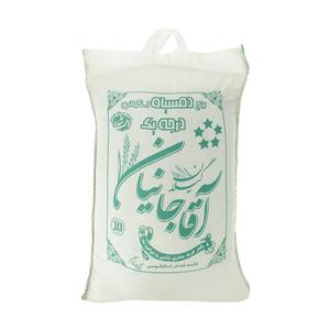 برنج دم سیاه درجه یک آقاجانیان 10 کیلوگرم Aghajanian Special Domsiah Rice kg 