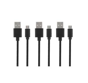 کابل تبدیل USB به microUSB بیاند مدل BA مجموعه 3 عددی