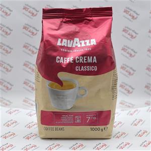 بسته دانه قهوه لاواتزا مدل crema e gusto classico مقدار 1000 گرم 