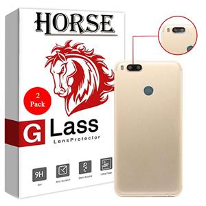 محافظ لنز دوربین هورس مدل UTF مناسب برای گوشی موبایل شیائومی Mi A1 بسته دو عددی Horse UTF Lens Protector Glass For Xiaomi Mi A1 Pack Of 2