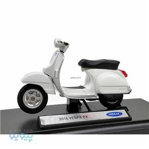 ماکت موتورسیکلت ویلی مدل Vespa PX 2016 