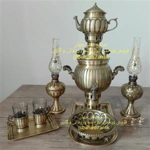 سماور ذغالی برنجی