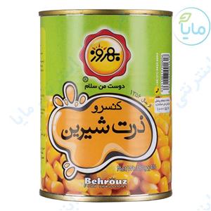 کنسرو ذرت شیرین بهروز 380 گرمی