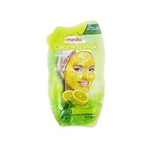 ماسک صورت مدیا مدل پیل اف نعناع و لیمو MEDIA MINT AND LEMON CLEANSING MASK 