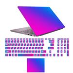 استیکر لپ تاپ صالسو آرت مدل 2023 hk به همراه برچسب حروف فارسی کیبورد
