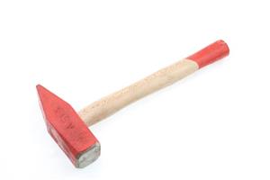 چکش فولادی 2 کیلویی دسته چوبی آسیا