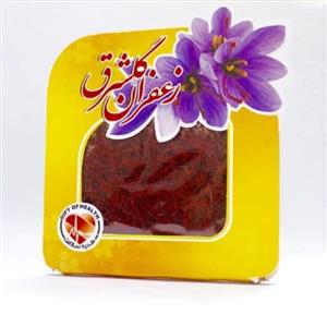 زعفران نگین اصل صادراتی گلشرق با وزن یک مثقال (4/6 گرم)