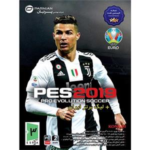PES 2019 PC 2DVD9 پرنیان + لیگ برتر ایران + یورو 2020