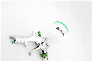 پیستوله رنگ 1/8 کاسه رو سیلور کد B002