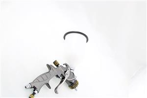 پیستوله رنگ 1/5 کاسه رو سیلور کد A001