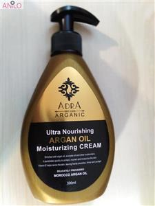 کرم مرطوب کننده و تغذیه کننده قوی آدرا حاوی روغن آرگان حجم 300 میل Adra Argan Oil Moisturizing Cream 300ml