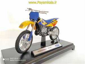 ماکت فلزی موتورسیکلت هسکوارنا(HUSQVARNA CR125 BY WELLY)(1/18)