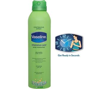 اسپری آبرسان بدن عصاره آلوئه ورا وازلین VASELINE ALOE VERA MOISTURIZER SPRAY