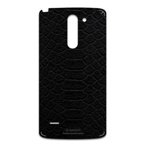 برچسب پوششی ماهوت مدل Black-Snake-Leather مناسب برای گوشی موبایل ال جی G3 Stylus MAHOOT Black-Snake-Leather Cover Sticker for LG G3 Stylus