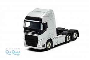 ماشین اسباب بازی تریلی ولوو VOLVO FH ساخت WELLY سفید 1 64 