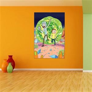 تابلو شاسی طرح ریک و مورتی کد Rick And Morty 430