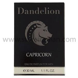 عطر جیبی مردانه دندلیون مدل Capricorn حجم 30 میلی لیتر Dandelion Capricorn Eau De Parfum for Men 30ml