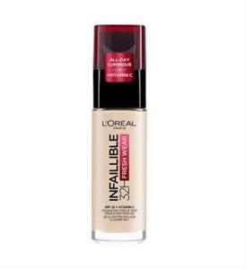 کرم پودر سری Infaillible 24H Matte مدل Golden Beige شماره 24 حجم 30 میلی‌ لیتر لورآل 