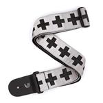 بند گیتار داداریو D'Addario Woven Guitar Strap Checkered Crosses