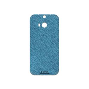برچسب پوششی ماهوت مدل Blue Leather مناسب برای گوشی موبایل اچ تی سی One M8 MAHOOT Cover Sticker for htc 
