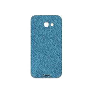 برچسب پوششی ماهوت مدل Blue-Leather مناسب برای گوشی موبایل سامسونگ Galaxy A5 2017 MAHOOT Blue-Leather Cover Sticker for Samsung Galaxy A5 2017