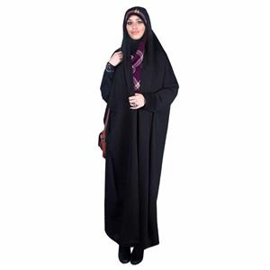 چادر دانشجویی مچ دار ابریشم (کد 7001) حجاب آراسته سایز XL 