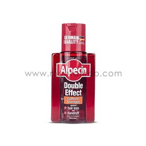 شامپو ضد شوره و تقویت کننده آلپسین مدل Double Effect حجم 200 میلی لیتر Alpecin Double Effect Caffeine Shampoo 200ml