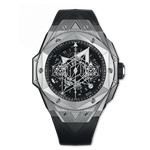 ساعت مچی مردانه هابلوت مدل Hublot Unico Sang Bleu2Titanium