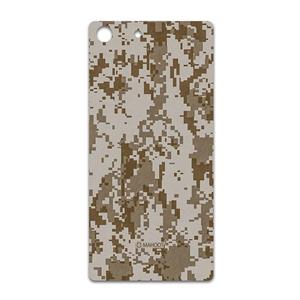 برچسب پوششی ماهوت مدل Army-Desert-Pixel مناسب برای گوشی موبایل سونی Xperia M5 MAHOOT Army-Desert-Pixel Cover Sticker for Sony Xperia M5