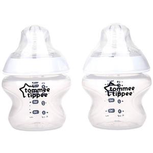 شیشه شیر تامی‌تیپی مدل TT422420 ظرفیت 150 میلی لیتر بسته 2 عددی Tommee Tippee Baby Bottle 150ml Pack of 