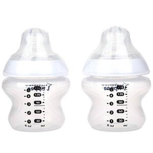 شیشه شیر تامی‌تیپی مدل TT422420 ظرفیت 150 میلی لیتر بسته 2 عددی Tommee Tippee TT422420 Baby Bottle 150ml Pack of 2