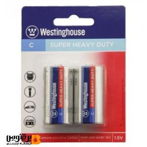 باتری سایز متوسط وستینگ هاوس مدل Super Heavy Duty بسته‌ی 2 عددی