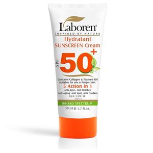 کرم ضد آفتاب لابورن کد 05 حجم 50 میلی لیتر Laboren 04 Sunscreen Cream 50 ml