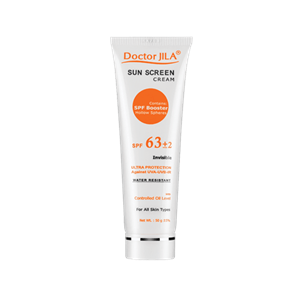 کرم ضد آفتاب بی رنگ SPF63 دکتر ژیلا 